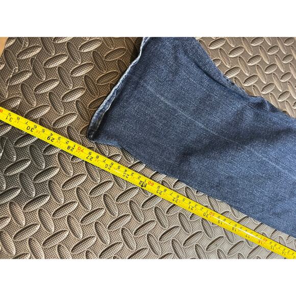 MOTHER the outsider high waist ankle bootcut jeans - electric souvenir size 28 - Picture 10 of 11